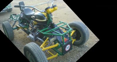 Квадроцикл на базе тяжелого мотоцикла