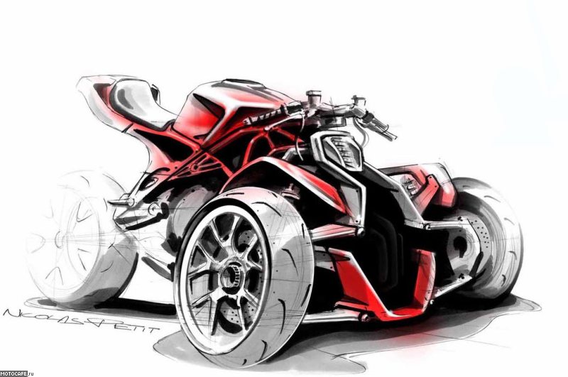 Концепт Ducati Desmosedici RR Trike